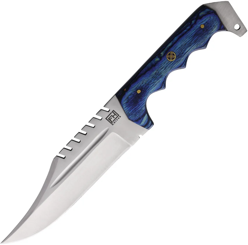 FH Knives Bowie Blue Wood