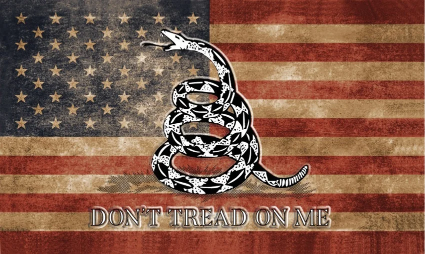 Flags USA Vintage Gadsden Flag