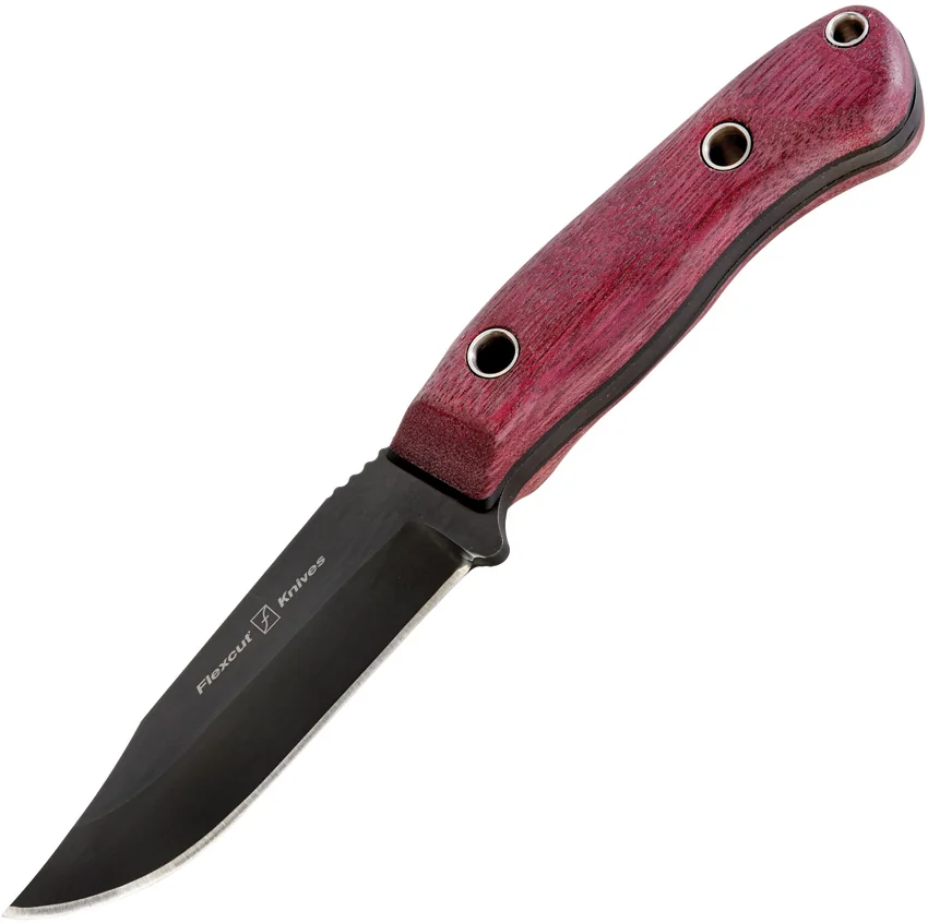 Flexcut Hawthorne Drifter Fixed Blade Knife Purpleheart (3.75" Black)