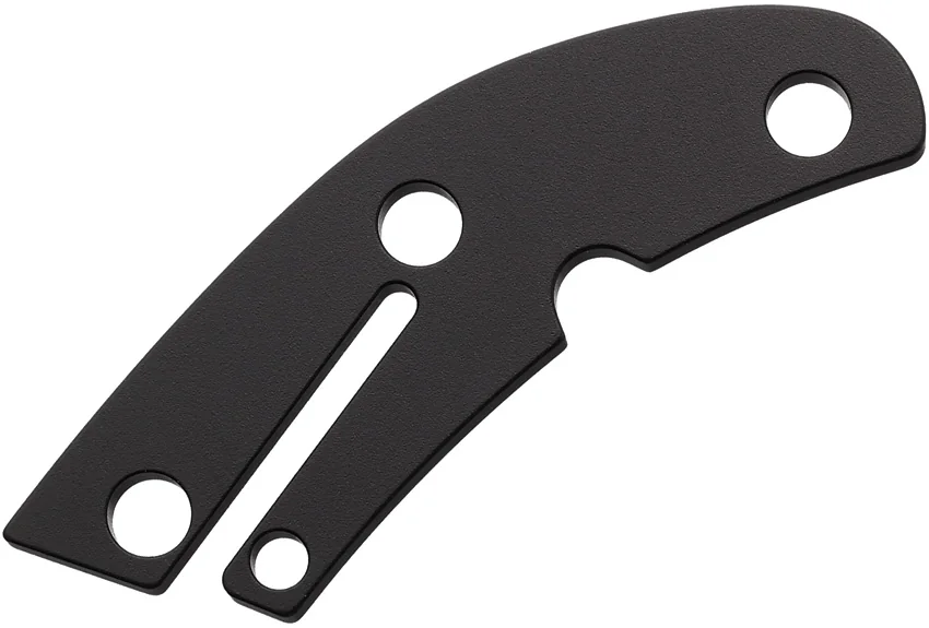 Flytanium Titanium Coated Backspacer For Spyderco Delica - Black DLC