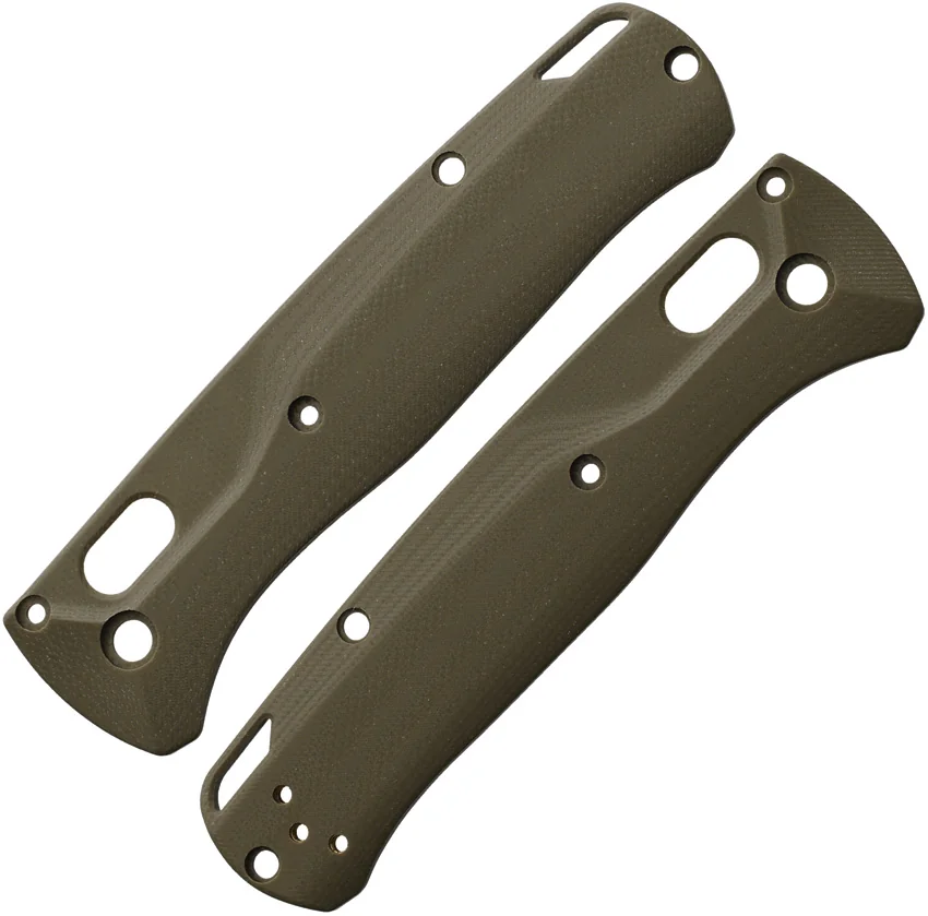 Flytanium Custom Crossfade G-10 Scales for Benchmade Bugout - OD Green