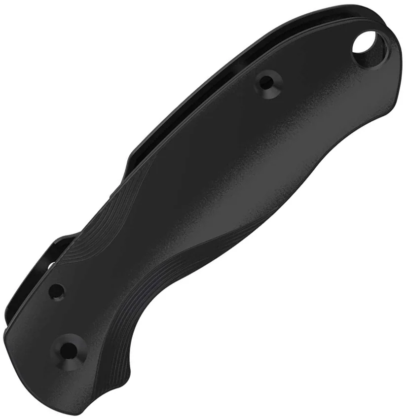 Flytanium Lotus Titanium Scales for Spyderco Para 3 Knife - DLC Coated