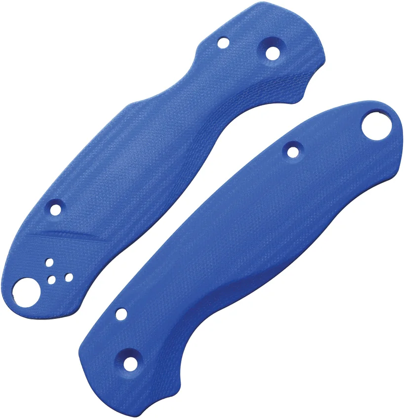 Flytanium Lotus Blue G-10 Scales for Spyderco Paramilitary 3 Knife