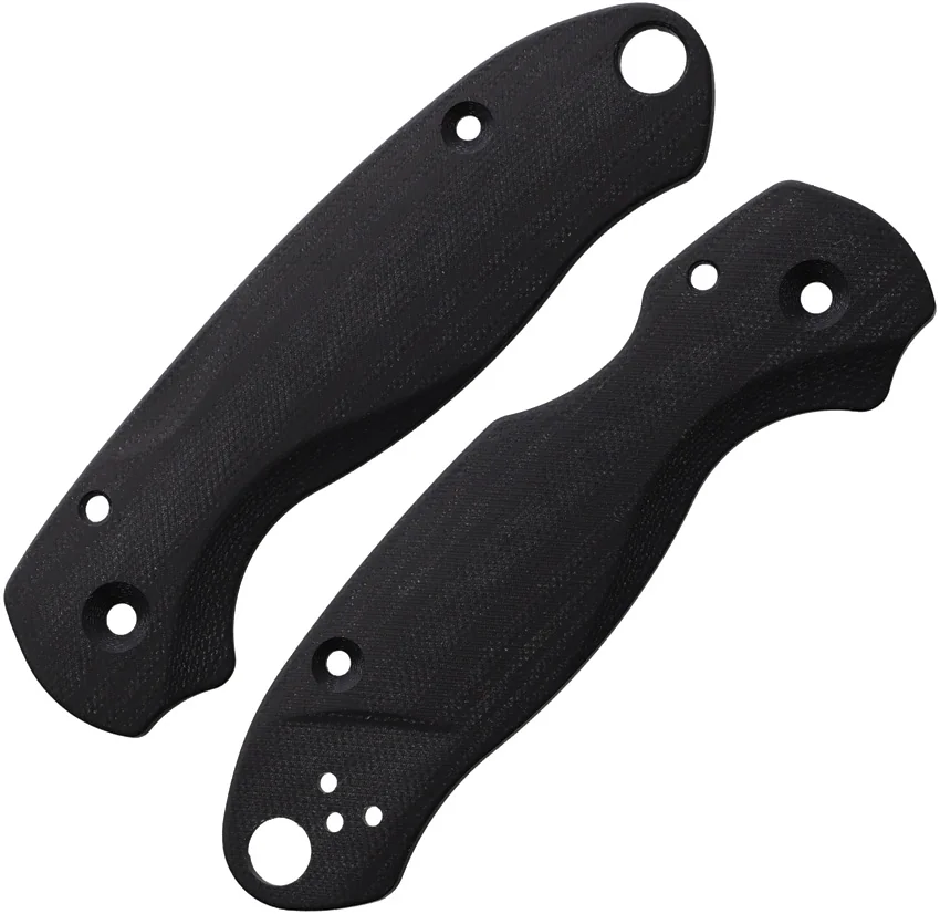 Flytanium Lotus Black G-10 Scales for Spyderco Paramilitary 3 Knife