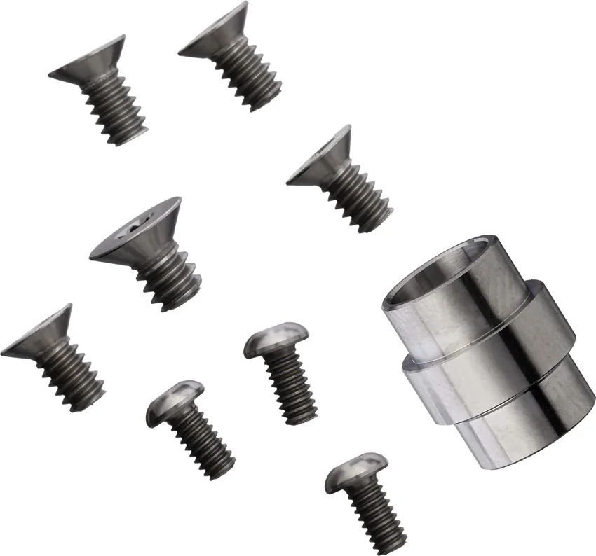 Flytanium Titanium Hardware Kit for Spyderco Manix 2 - Satin