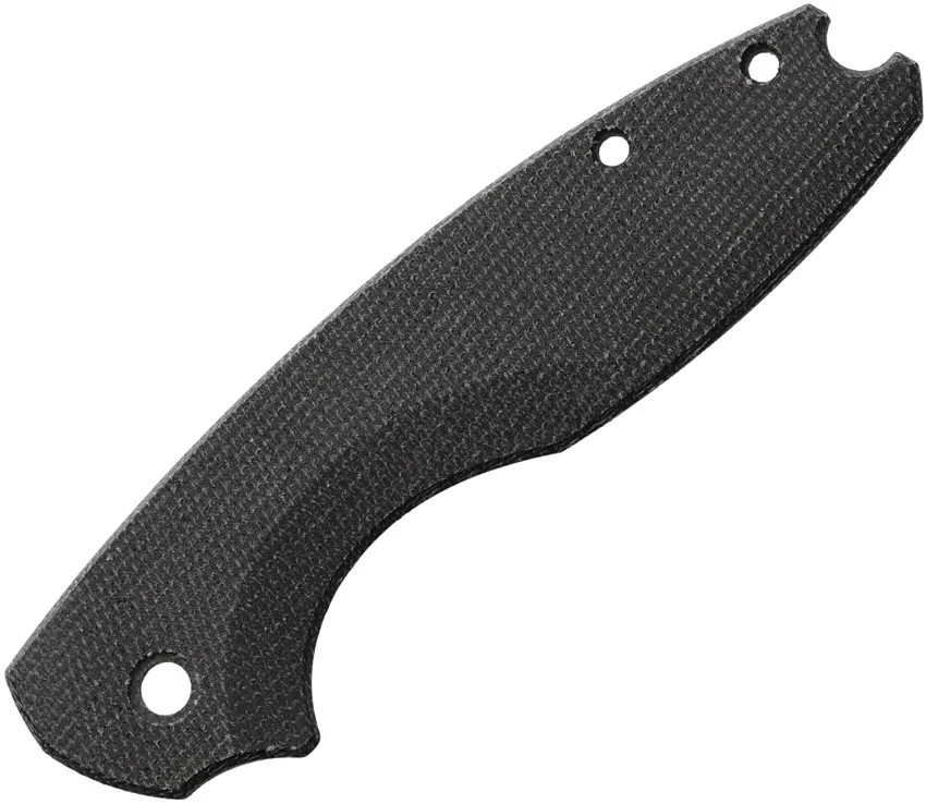 Flytanium Pilar III Black Canvas Micarta Scales