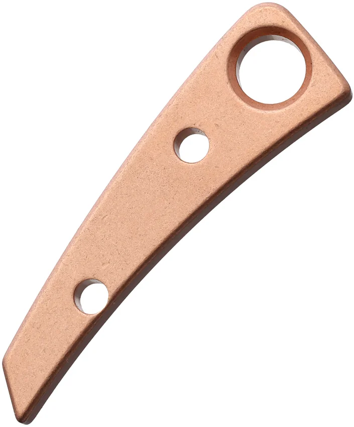 Flytanium Custom Copper Back Spacer for Pilar III Knife