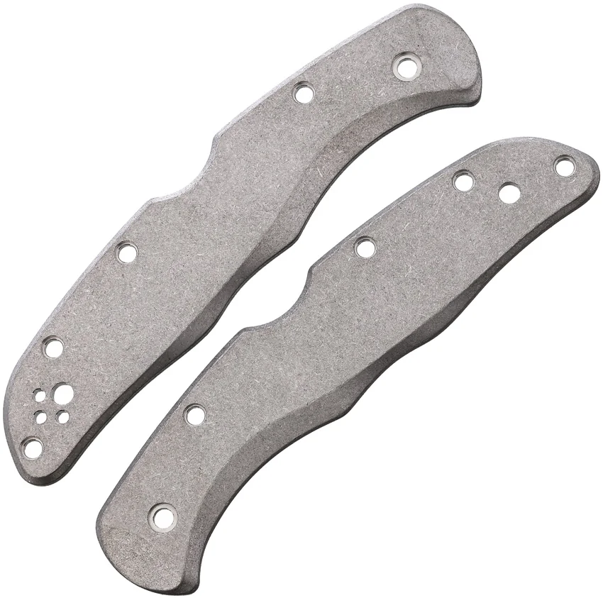 Flytanium Custom Titanium Scales Kit for Spyderco Endura - Stonewash