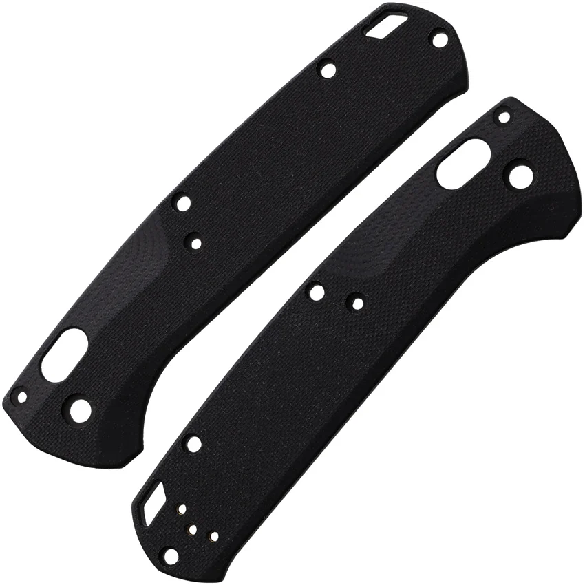 Flytanium Custom Pitch Black G-10 Scales for Benchmade Taggedout