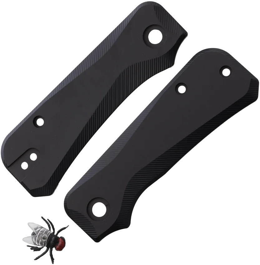 Flytanium Groove Titanium Scales for Civivi Baby Banter Knife - DLC Coated