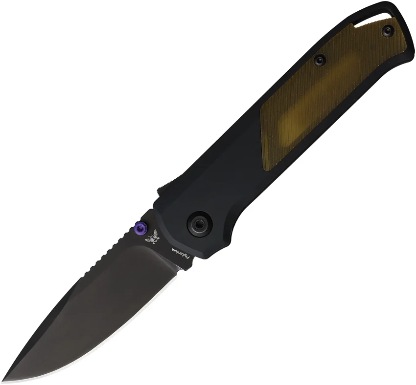 Flytanium Arcade Shark-Lock Knife Black w/ Ultem (3.2" Black DLC)