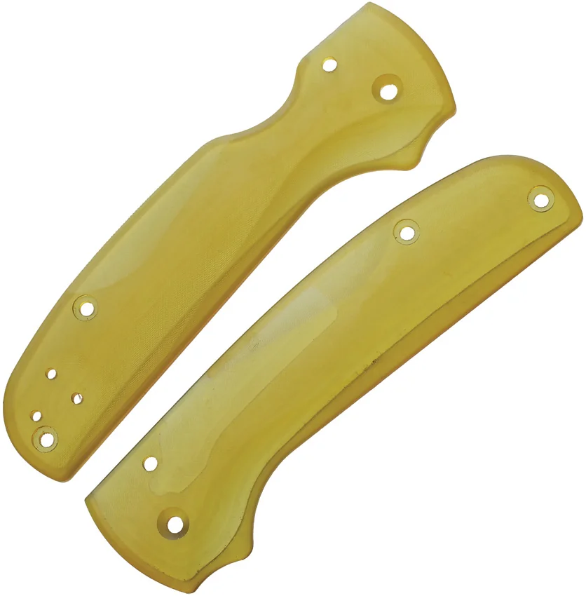 Flytanium Custom Lotus Scales for Spyderco Shaman - Ultem