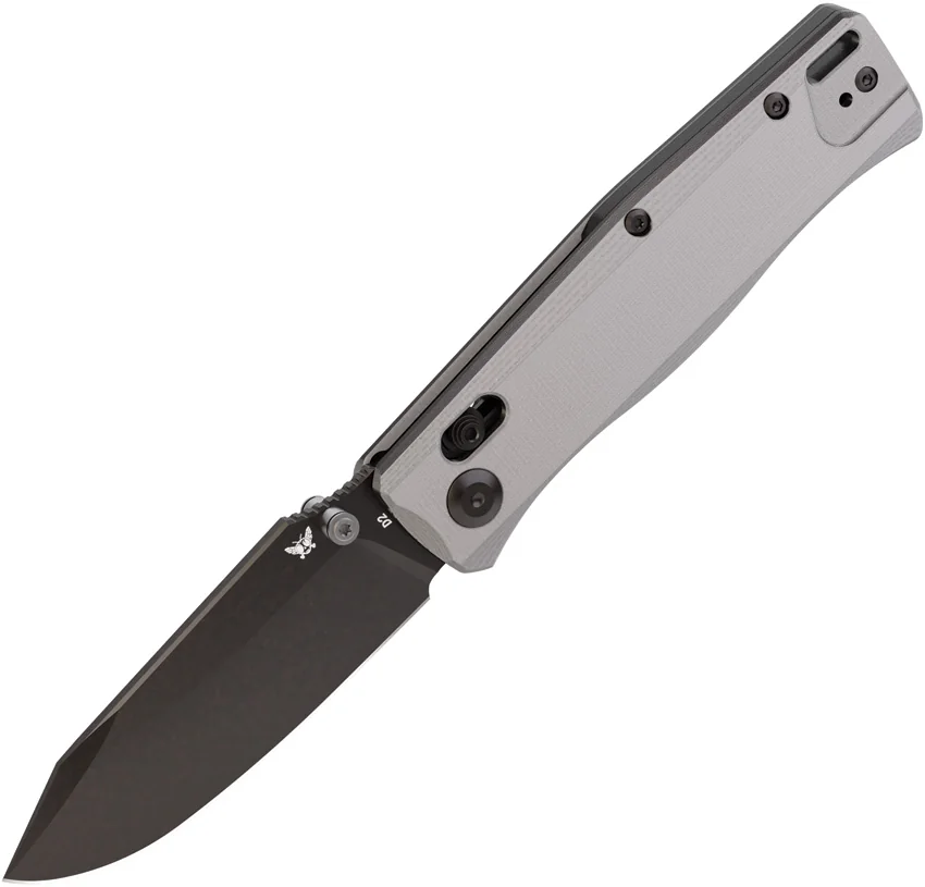 Flytanium BEEF Crossbar Lock Knife Gray Stealth G-10 (3.5" Black PVD)