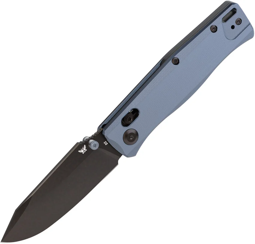 Flytanium BEEF Crossbar Lock Knife Slate Blue G-10 (3.5" Black PVD)