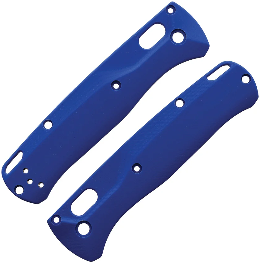 Flytanium Custom Crossfade G-10 Scales for Benchmade Bugout - Blue