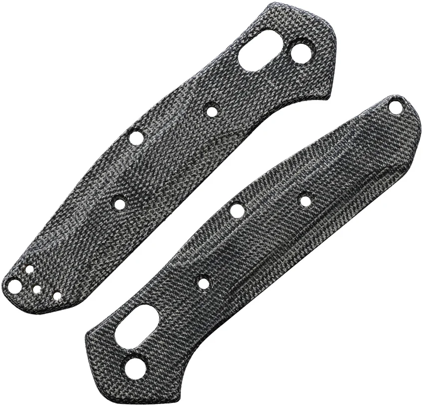 Flytanium Custom Black Micarta Scales for Benchmade Mini Osborne 945