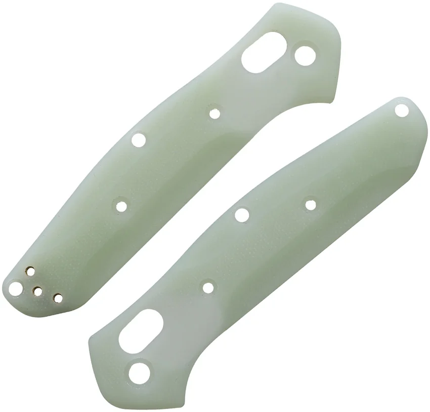Flytanium Custom Natural Jade G-10 Scales for Benchmade Mini Osborne 945