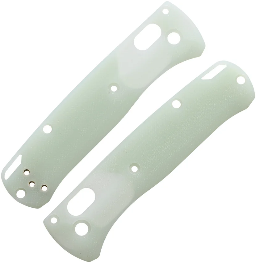 Flytanium Crossfade Jade G-10 Scales for Benchmade Mini Bugout Knife