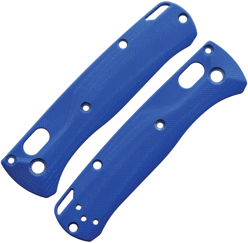 Flytanium Crossfade Blue G-10 Scales for Benchmade Mini Bugout Knife