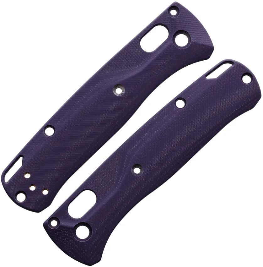 Flytanium Crossfade Purple G-10 Scales for Benchmade Mini Bugout Knife