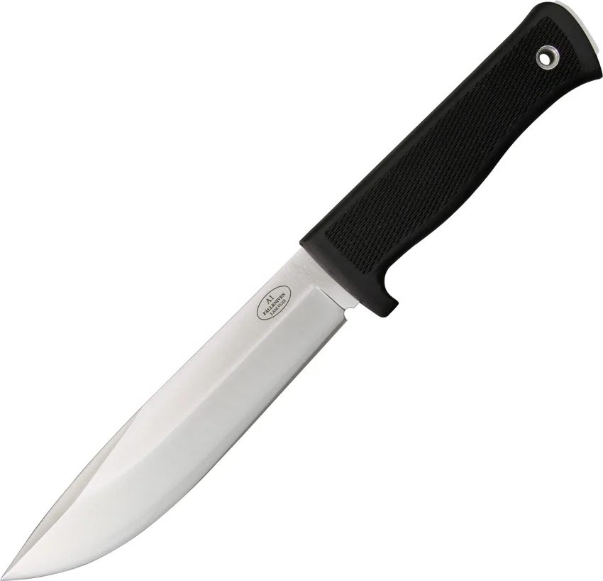 Fallkniven Knives A1 Survival Knife w/ Leather Sheath (6.3" Satin Plain)