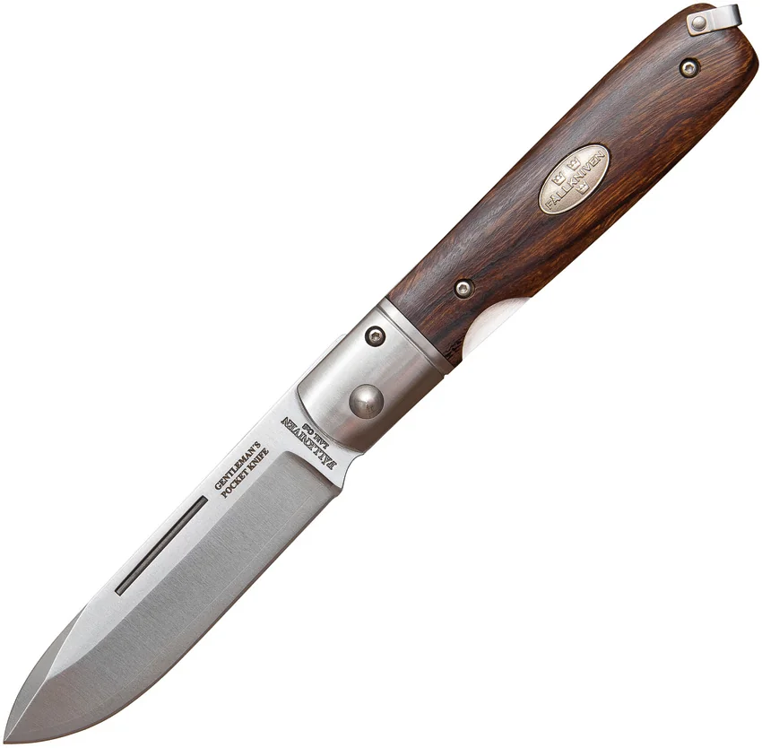Fallkniven Gentlemans Linerlock Ironwood