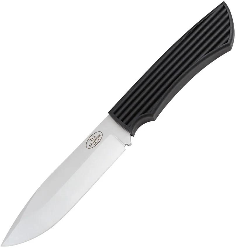 Fallkniven Taiga Forester 2 Fixed Blade Knife Black Thermorun (4.50" Satin)