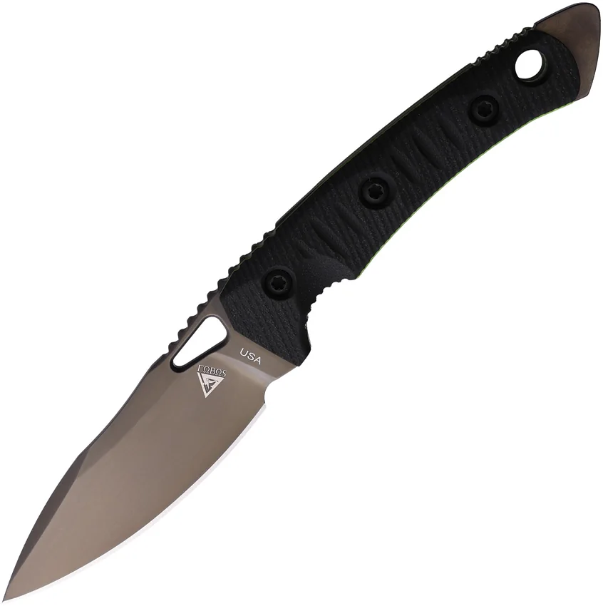 FOBOS Knives Cacula Fixed Blade Blk/Grn