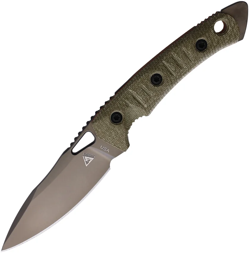 FOBOS Knives Cacula Fixed Blade OD/Org