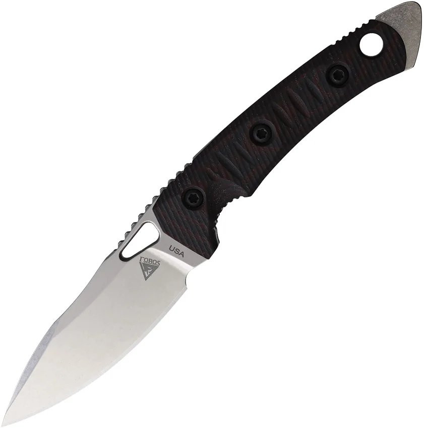 FOBOS Knives Cacula Fixed Blade Blk/Red