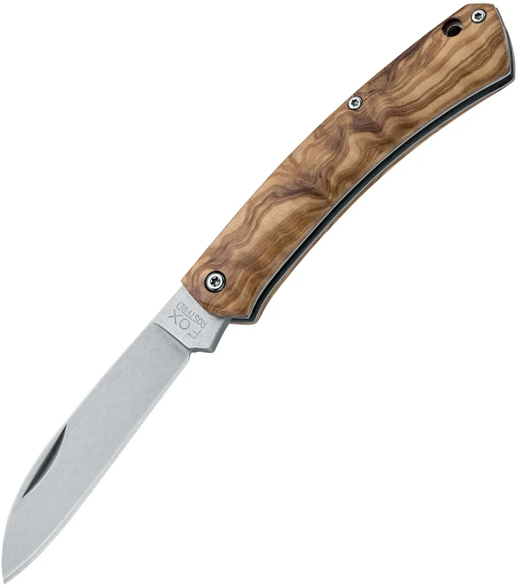 Fox Knives Nauta Slip Joint Knife Olive Wood (3.00" Satin)