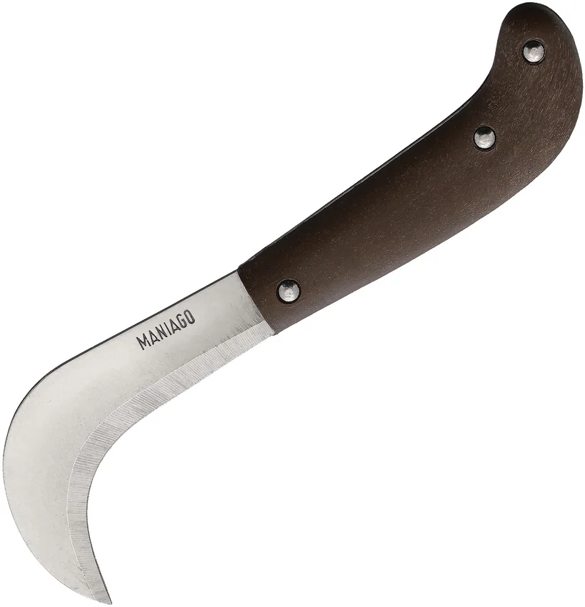 Fox Knives Roncole Lama Fixed Blade Fixed Blade Knife Brown Wood (2.5" Satin)