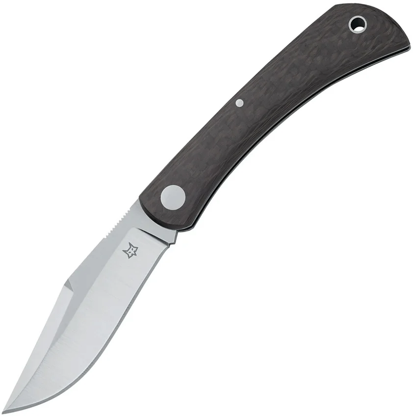 Fox Knives Libar Slip Joint Knife Carbon Fiber (2.75" Satin) FX-582 CF