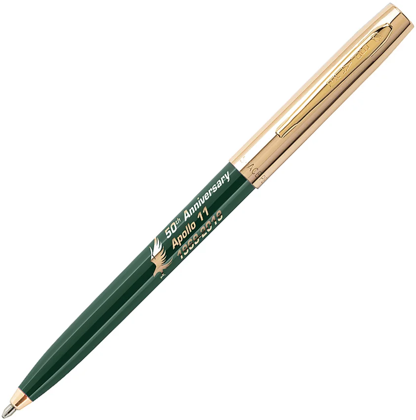 Fisher Space Pen Apollo 11 Cap-O-Matic Pen Grn