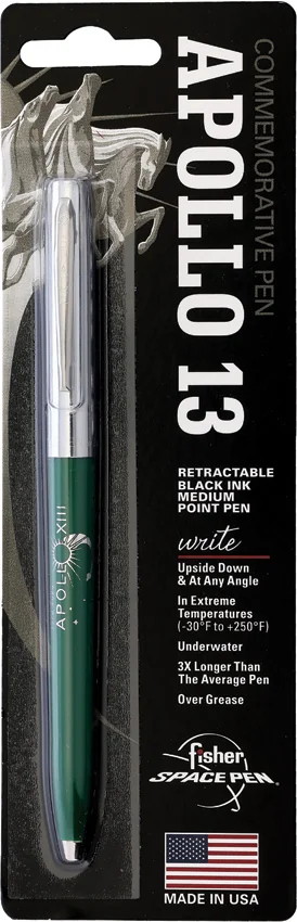 Fisher Space Pen Apollo 13 Space Pen Green