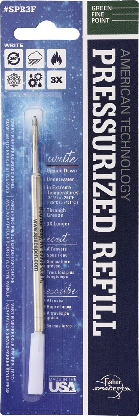 Fisher Space Pen Green Fine Ink Refill