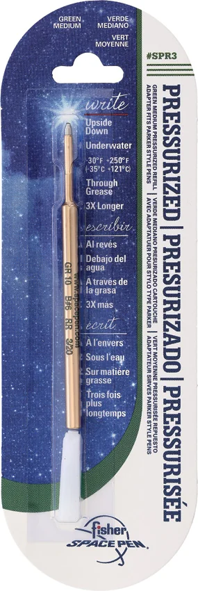 Fisher Space Pen Green Medium Ink Refill