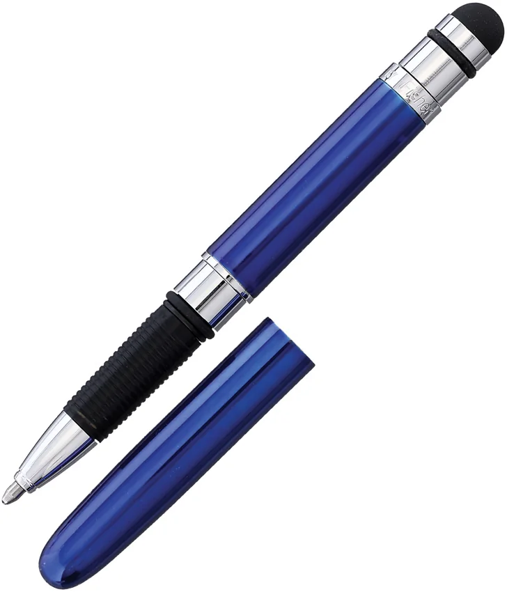 Fisher Space Pen Bullet Grip w/ Stylus (Blue) BG1/S