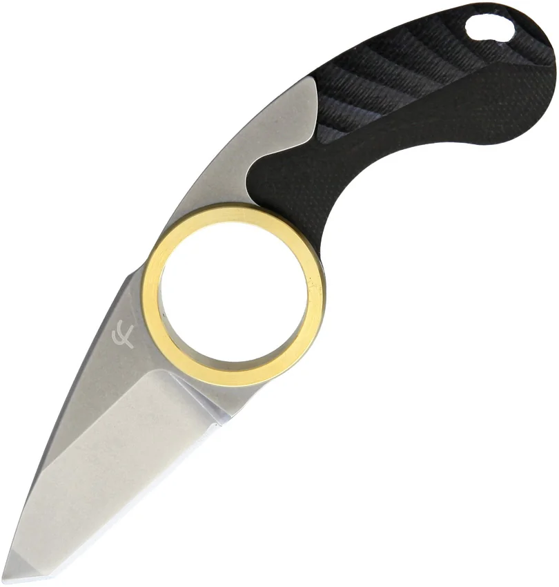 Fred Perrin La Griffe Pliante Friction Folder Black G-10 (1.5" SW) FRDGTPL