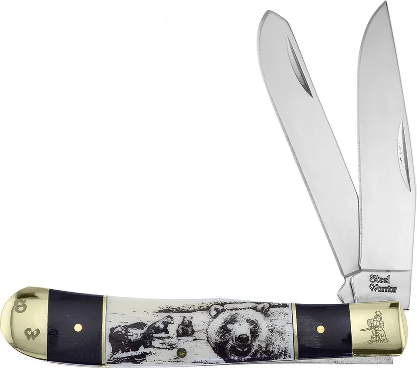 Frost Cutlery Bear Trapper Buffalo Horn