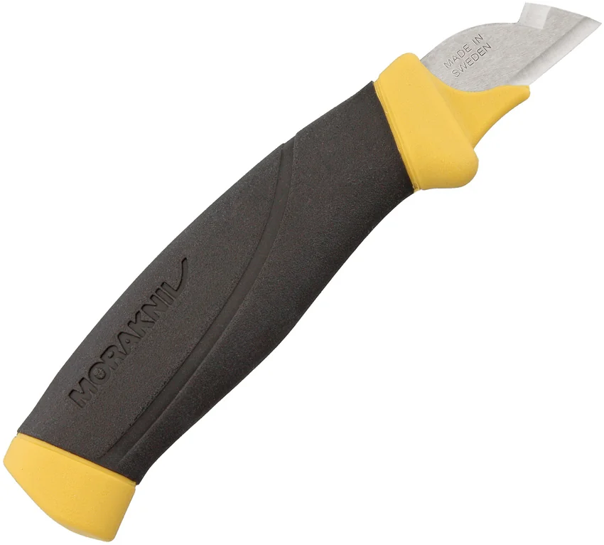 Morakniv Electrician Fixed Blade Knife Black/Yellow (1.25" Satin)