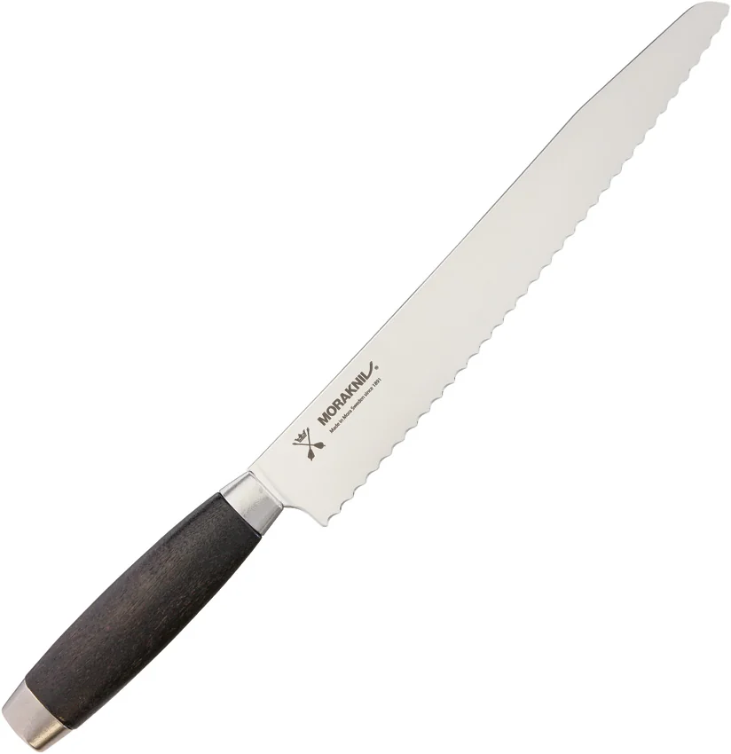 Mora Classic 10" Bread Kitchen Knife Black Birch Wood 1891