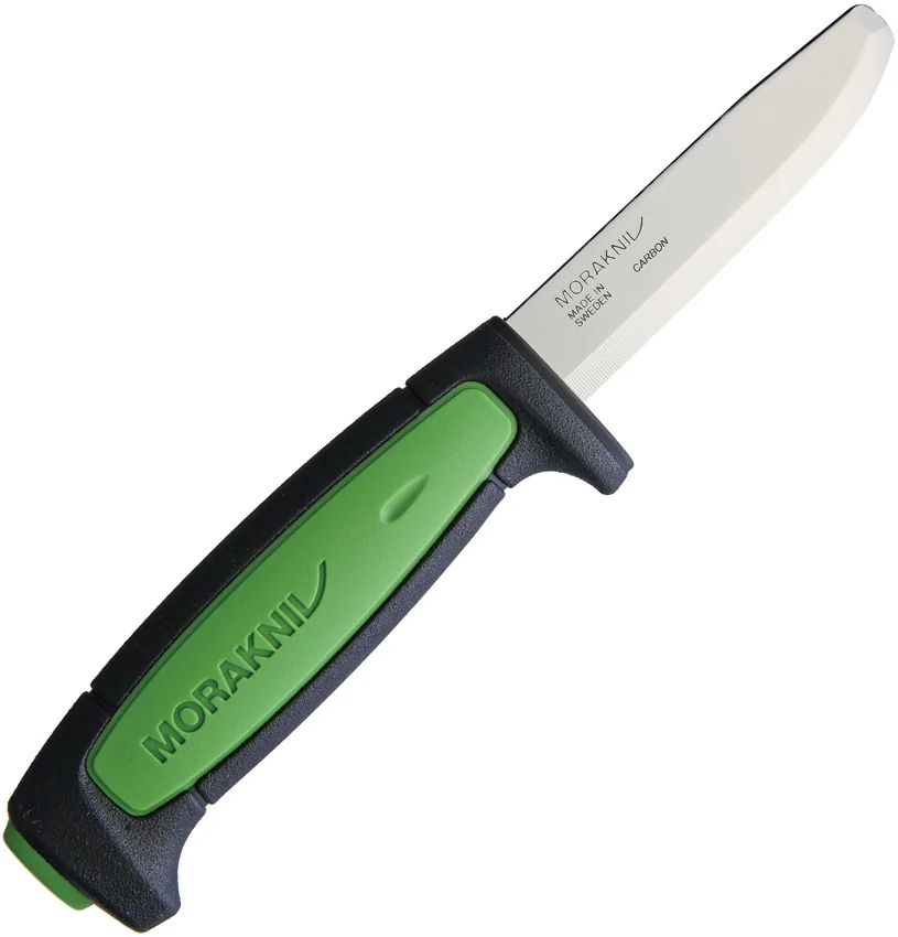 Morakniv Safe Pro C Fixed Blade Knife Black/Green (3.1" Satin)