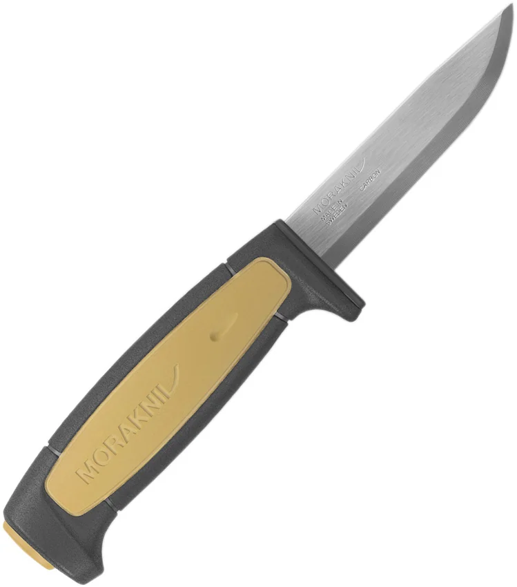 Morakniv Basic 511 Fixed Blade Knife Black/Tan (3.5" Satin)
