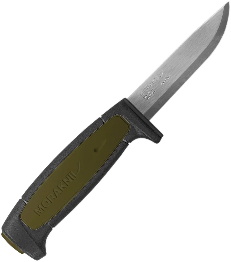 Morakniv Basic 511 Fixed Blade Knife Black/OD Green (3.5" Satin)
