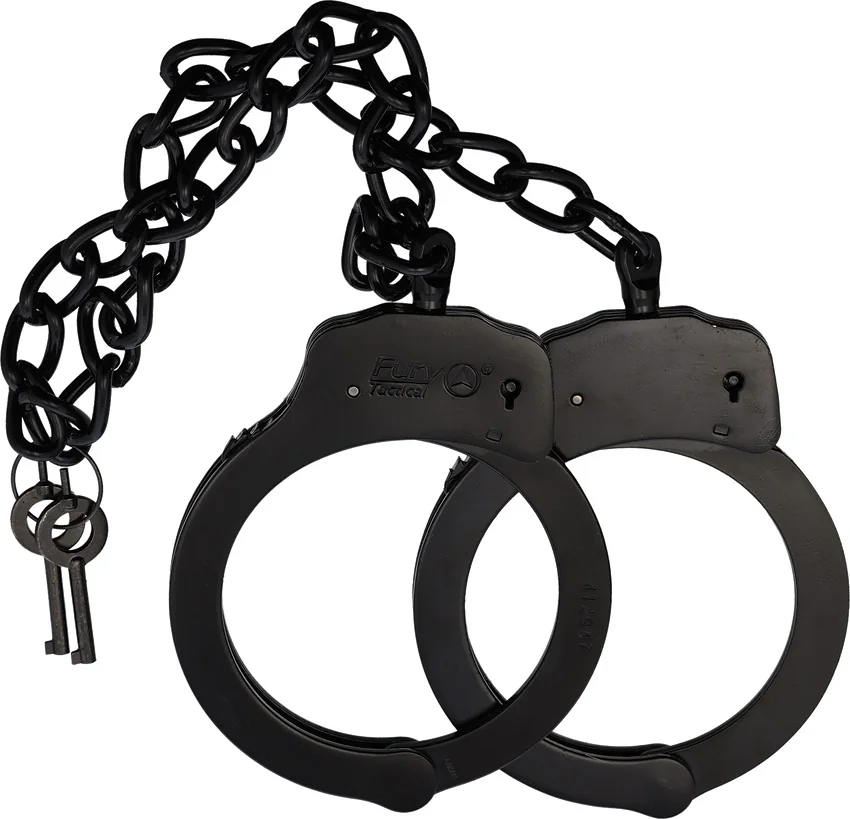 Fury Leg Irons Handcuffs Black