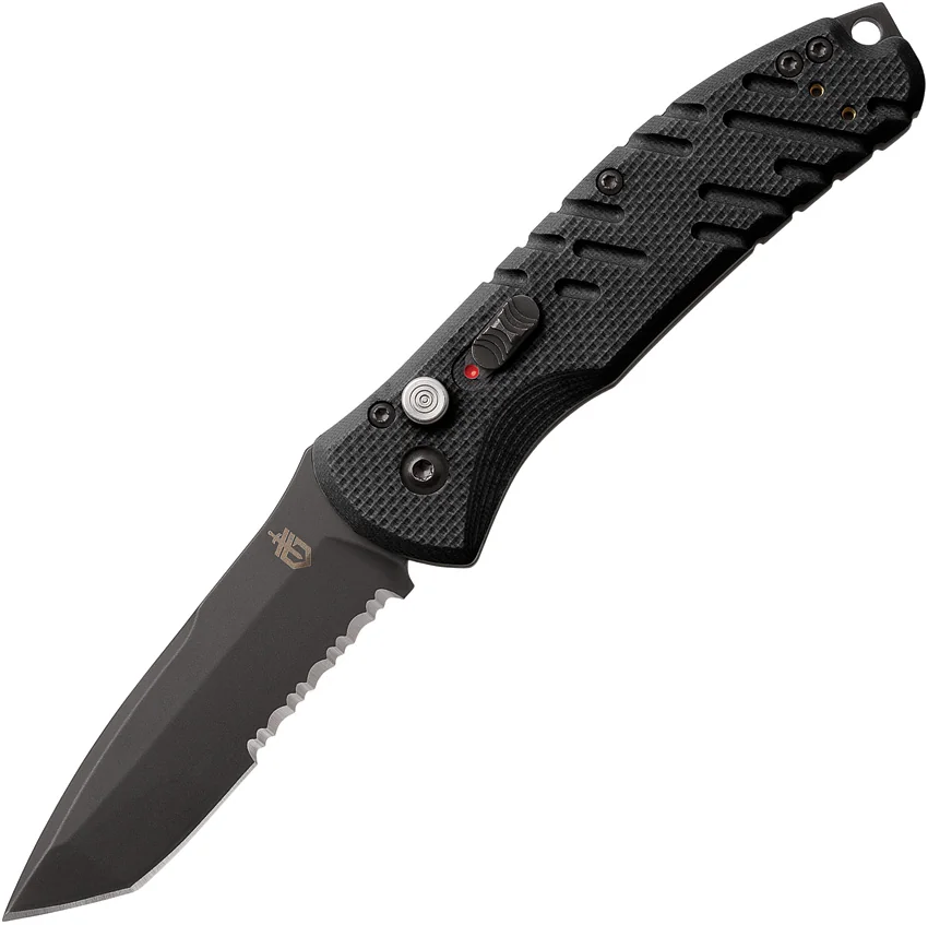 Gerber Propel Downrange Automatic Tactical Knife Black (3.5" Black Serr)