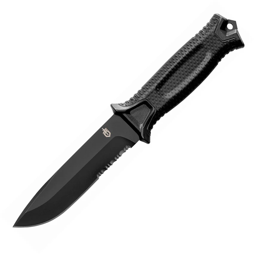 Gerber StrongArm Fixed Blade Knife Black (4.8" Black Serr) 30-001060