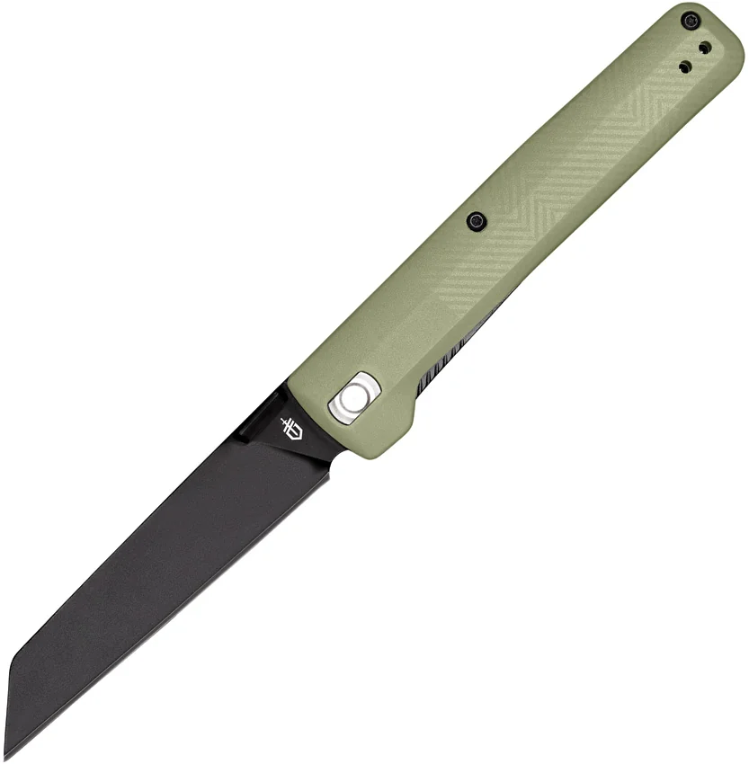 Gerber Pledge Liner Lock Knife Litchen Green GFN (3.7" Black)