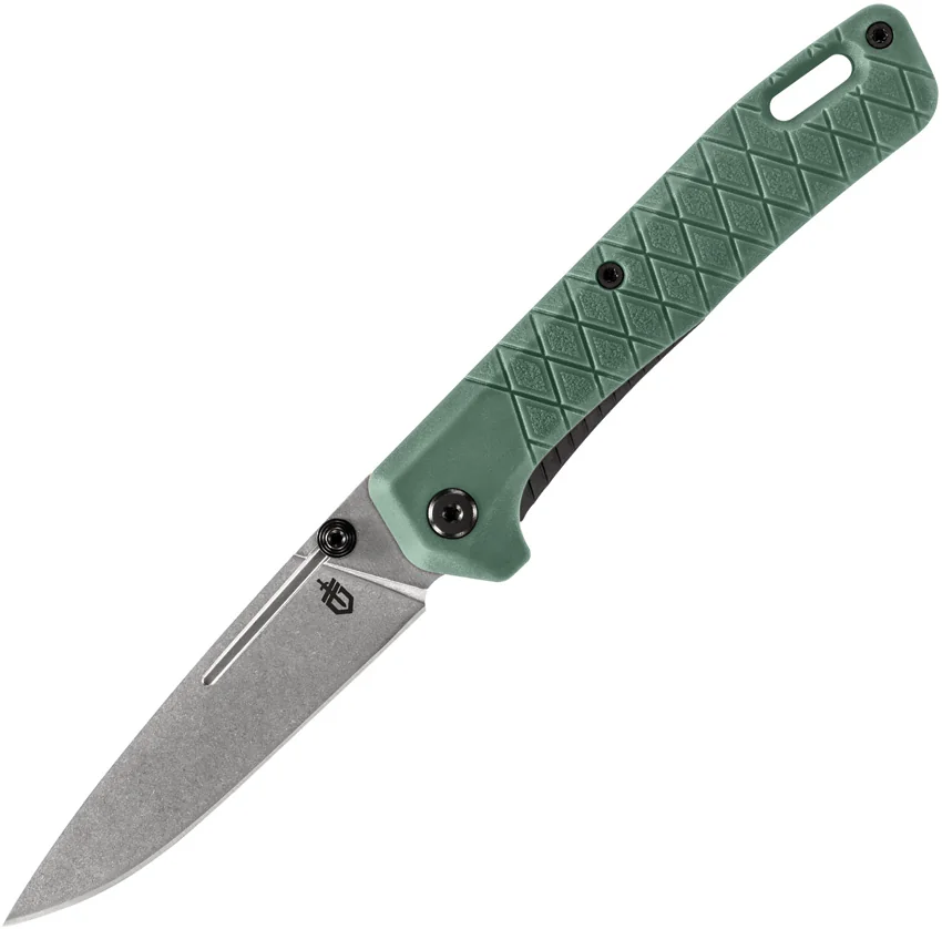 Gerber Zilch Liner Lock Knife Light Green FRN (3.1" Stonewash)